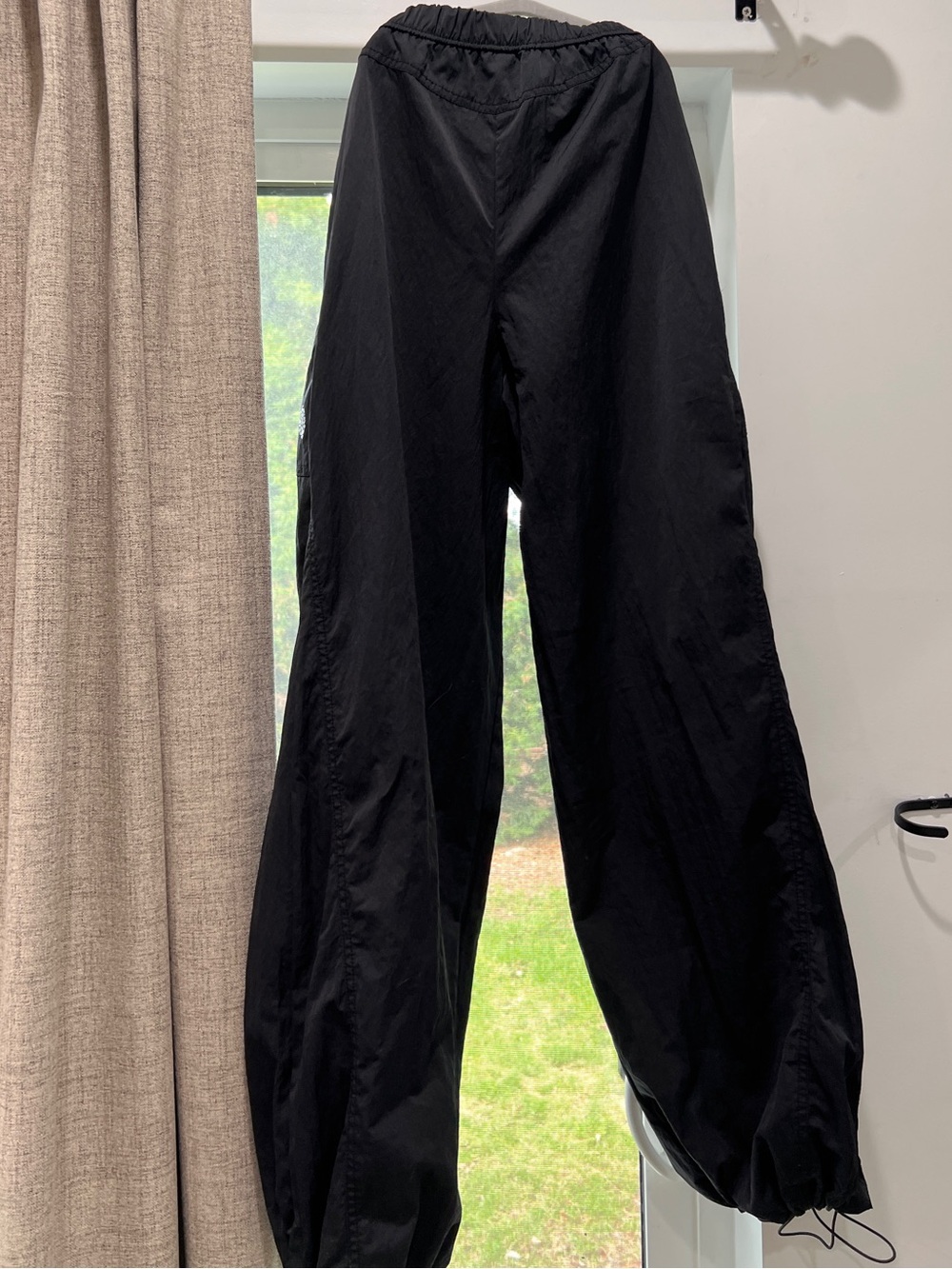 Fp movement S Black Wide-Leg Track Pants - Elastic Waist - Picture 4 of 10